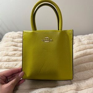 Coach Lime Green Mini Bag